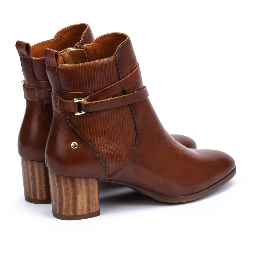 Women's Pikolinos CALAFAT Ankle Boots Brown | NZ UQ39872